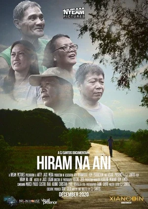Official Hiram na Ani poster showing farmers above a rural landscape